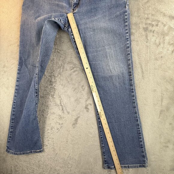 Vintage Levis 550 Jeans Womens 14M Blue Relaxed Boot Cut Stretch Denim 36X33 Y2K - Picture 6 of 16